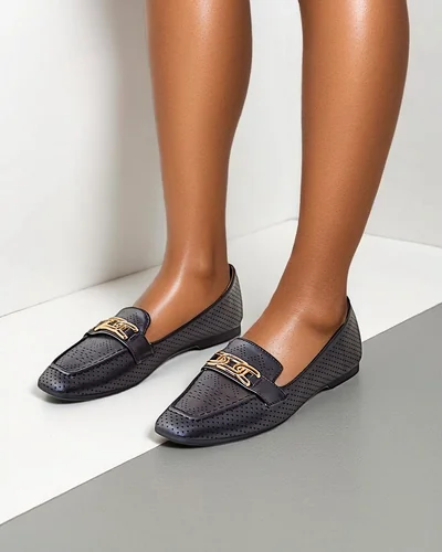 Royalfashion otvorené dámske mokasíny Besione