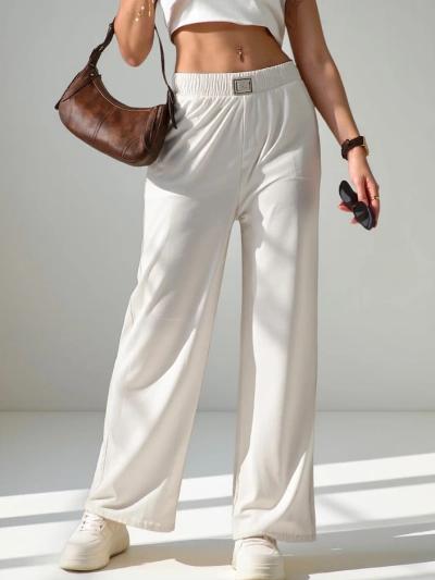 Royalfashion Dámske široké nohavice