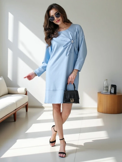 Royalfashion dámske látkové šaty
