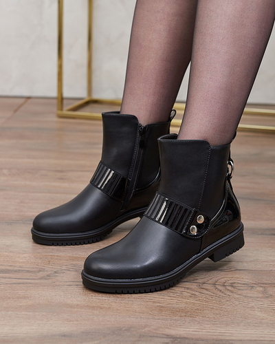 Royalfashion Black Moretix dámske čižmy