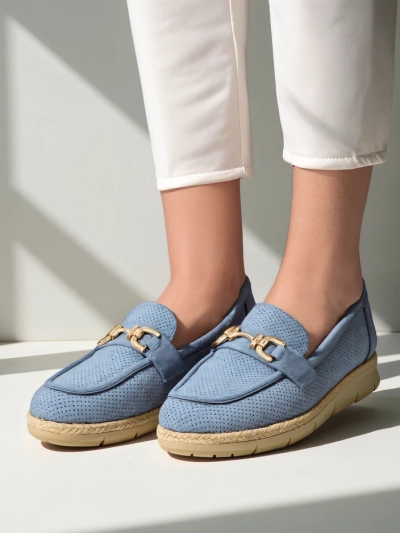 Royalfashion Dámske baleríny s dekoratívnym detailom na špičke