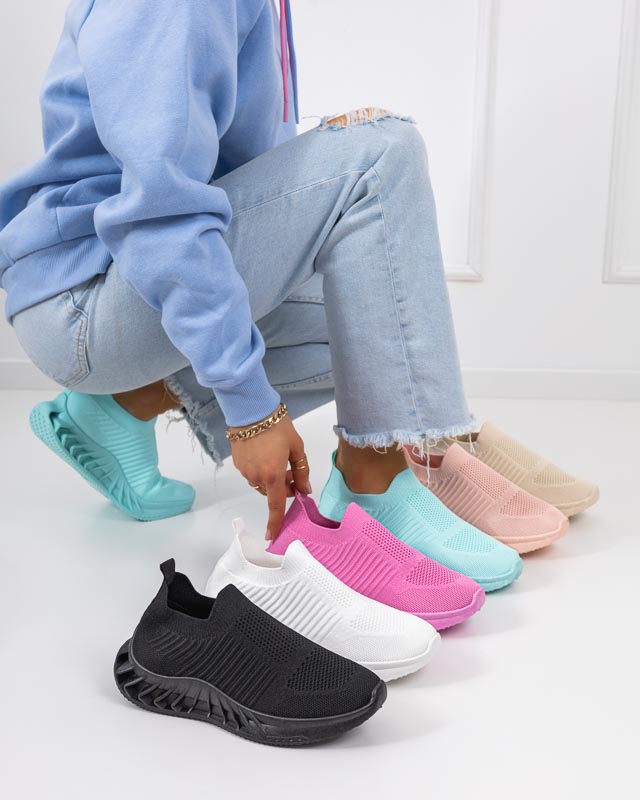 Dinging white slip-on dámska športová obuv - Obuv