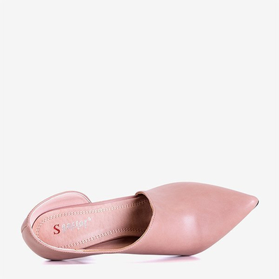 Ružové bodce s asymetrickým zvrškom Ladli - Obuv