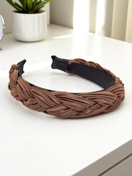 Royalfashion Pletená zvlnená čelenka Nina