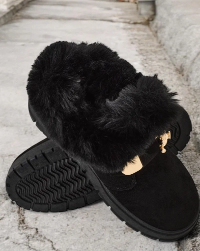 Royalfashion Dámske krátke čižmy a'la snow boots Dobis