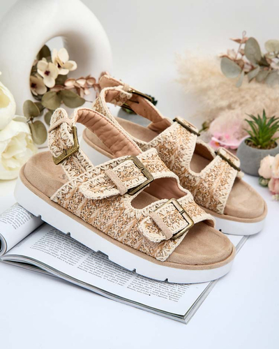 Royalfashion Dámske semišové sandále Lunnay eko
