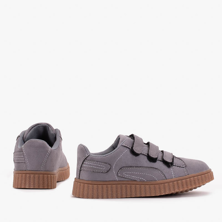 Chlapčenská svetlošedá športová obuv - Obuv