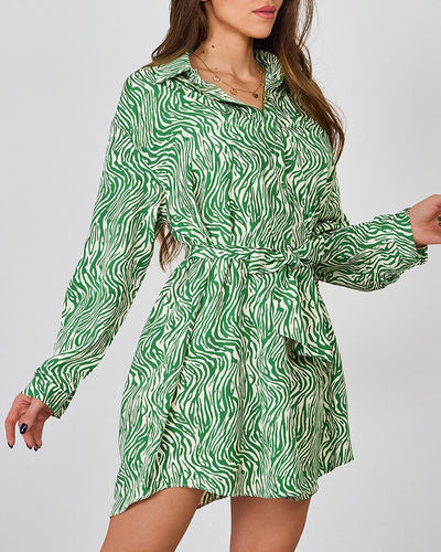 Royalfashion dámske mini šaty so vzorom a'la zebra