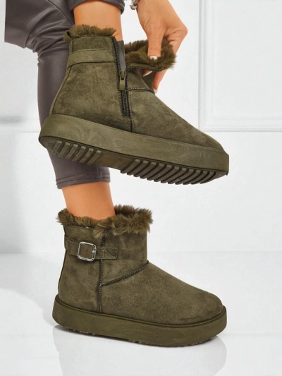 Royalfashion Kratki ženski škornji a'la za sneg Aurelia Classico