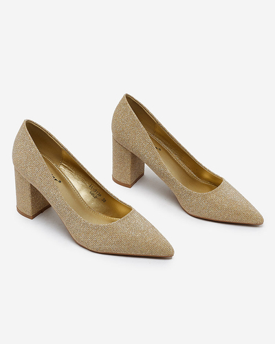 Royalfashion Dámske lodičky Eotira Glitter Stiletto Post Top