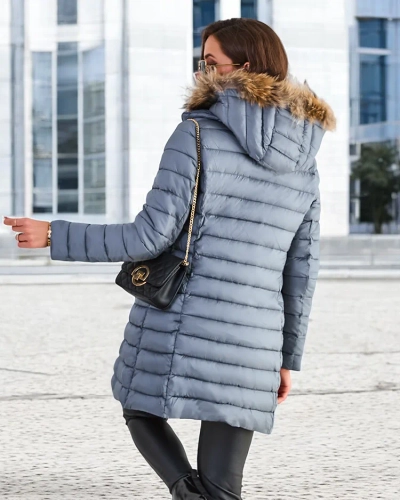 Royalfashion Ženská prešívaná zimná bunda