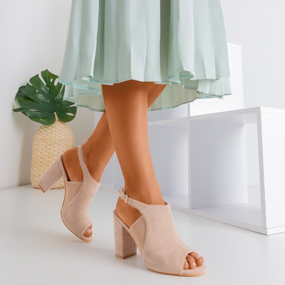 Sandále na vysokom podpätku Bartom - Obuv