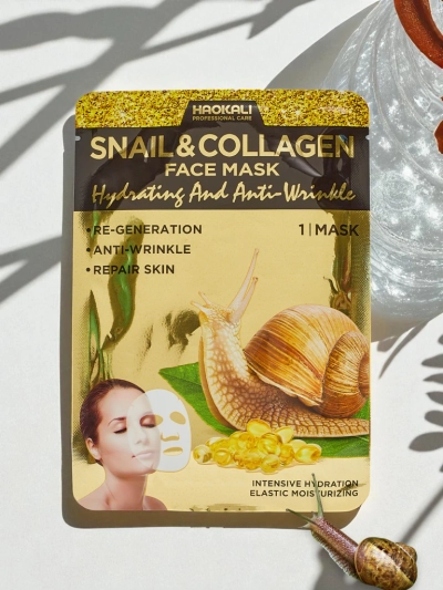 HydraVenus Collagen Snail Mask – intenzivno vlaženje in regeneracija kože
