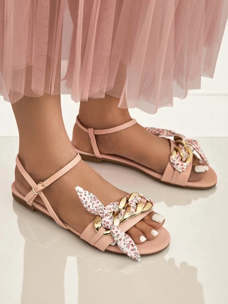 Royalfashion Ženski sandali z ravnim podplatom BareLuxe