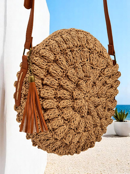 Royalfashion Malá slamená dámska kabelka Solea Mini