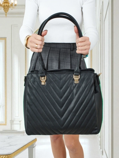 Ženska shopper torbica iz eko usnja z reliefom Corvella