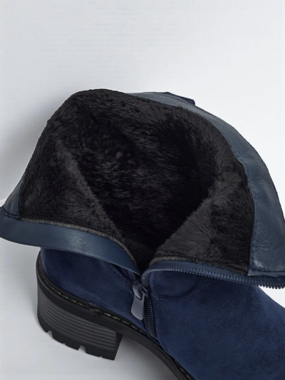 Visoki ženski gležnarji iz eko semiša Carmine