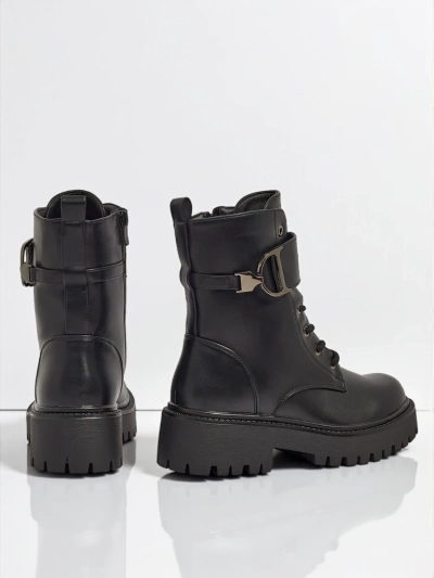 Ženski gležnarji v stilu delavskih škornjev Sorevine