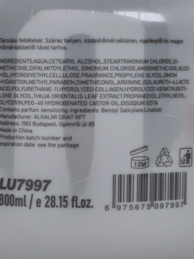 Luxelux maska na vlasy na lámanie 800 ml