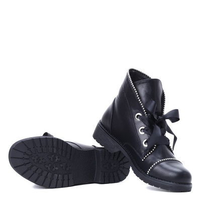 Czarne botki Judy- Obuwie