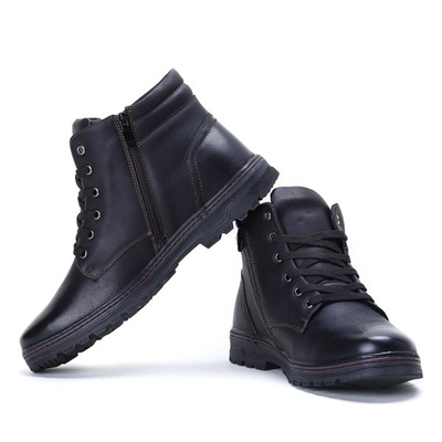 Czarne trapery - Obuwie