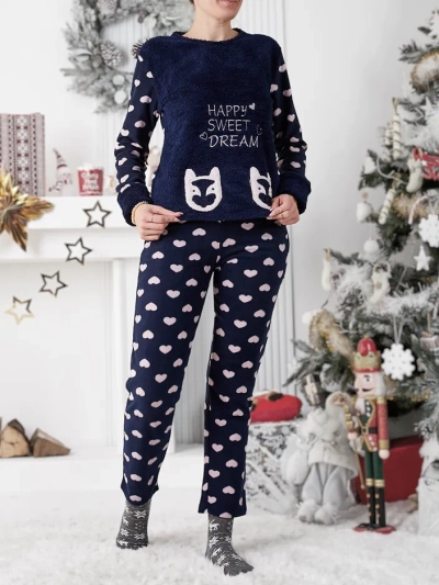 Royalfashion Dámske pyžamá a'la Polar Happy Sweet Dream