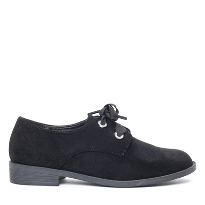 Czarne półbuty Lele- Obuwie