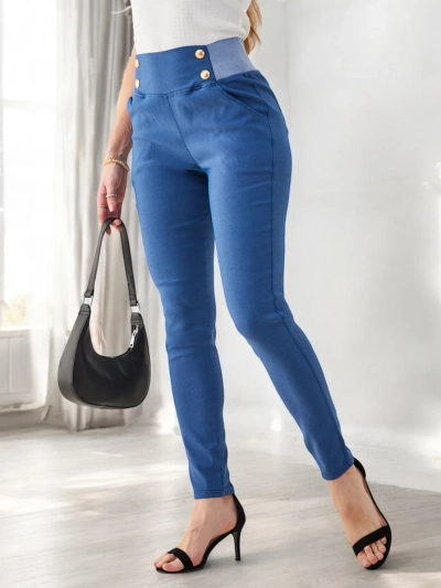 Royalfashion Bavlnené treggings nohavice pre ženy