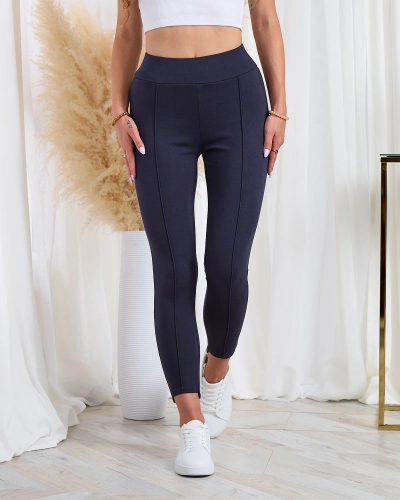 Royalfashion Dámske legíny námornícka modrá