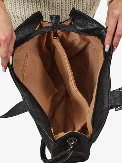 Ženska torbica shopper eko semiš Daverna