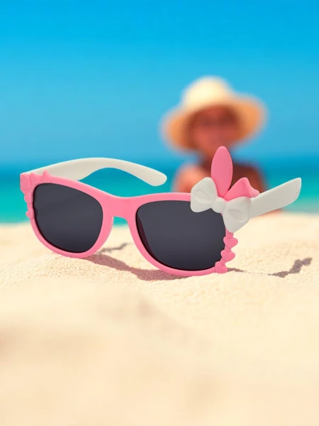 Royalfashion Detské slnečné okuliare s dekoráciou Bunny Shine