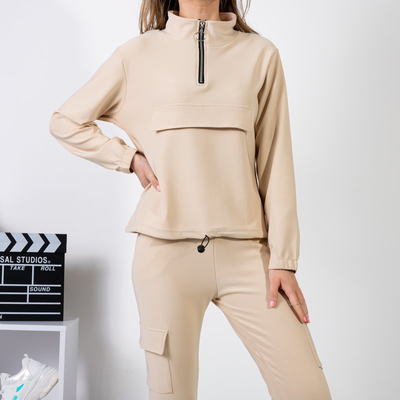 Dámska béžová športová súprava - Oblečenie