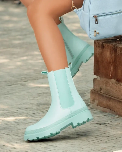 Royalfashion Eko kožené dámske čižmy Ereste