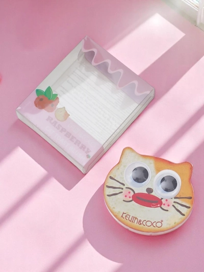 Kevin&Coco Cat Toast Blush Tlačený rúž Malina