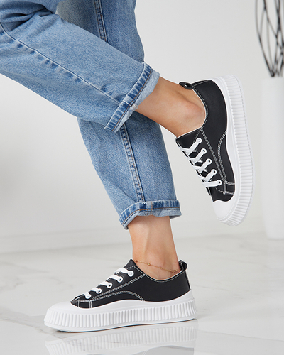 OUTLET Čierna dámska športová obuv, tenisky Kerisso - Obuv