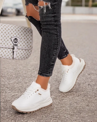 Royalfashion Dámske zateplené tenisky Ruffi