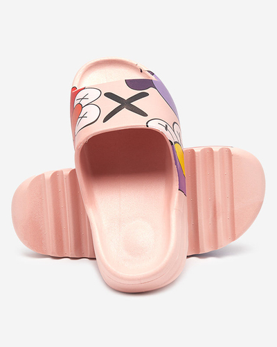 Elmino ružové dámske papuče - Obuv