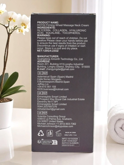 Spevňujúci krém na krk s liftingovým účinkom