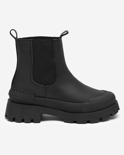 Čierne dámske nazúvacie čižmy Sisepi- Footwear