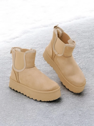 Royalfashion Krátke dámske snehové topánky Vierris