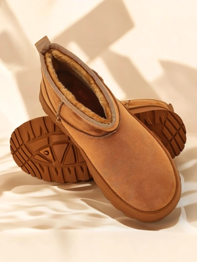 Royalfashion Krátke topánky podobné ženským snehovým čižmám Fortesse