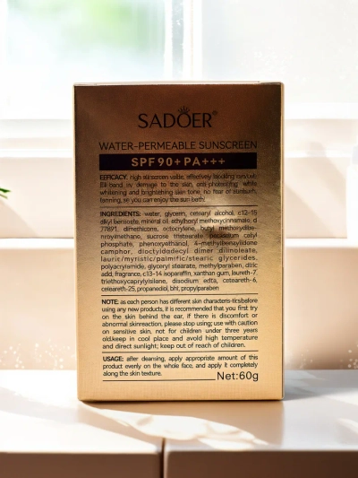 SADOER Krém na opaľovanie 90 SPF 60g