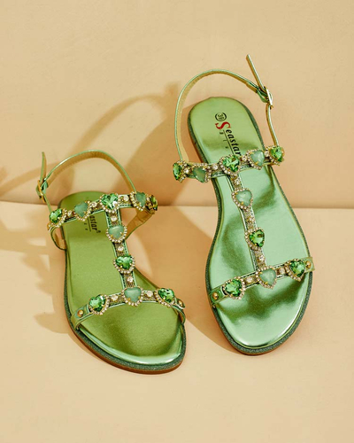 Royalfashion Dámske sandále Selina so zirkónmi