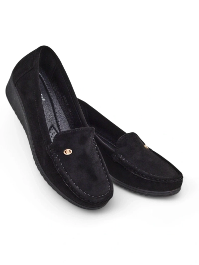 Royalfashion Dámske mokasíny na nízkej wedge Lepolt