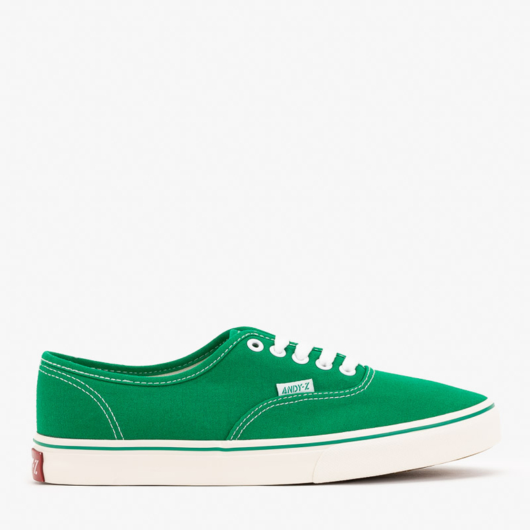 Zelené pánske tenisky Okilet na šnurovanie - Obuv