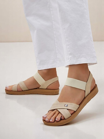 Royalfashion dámske sandále s elastickým pásikom Zerefis