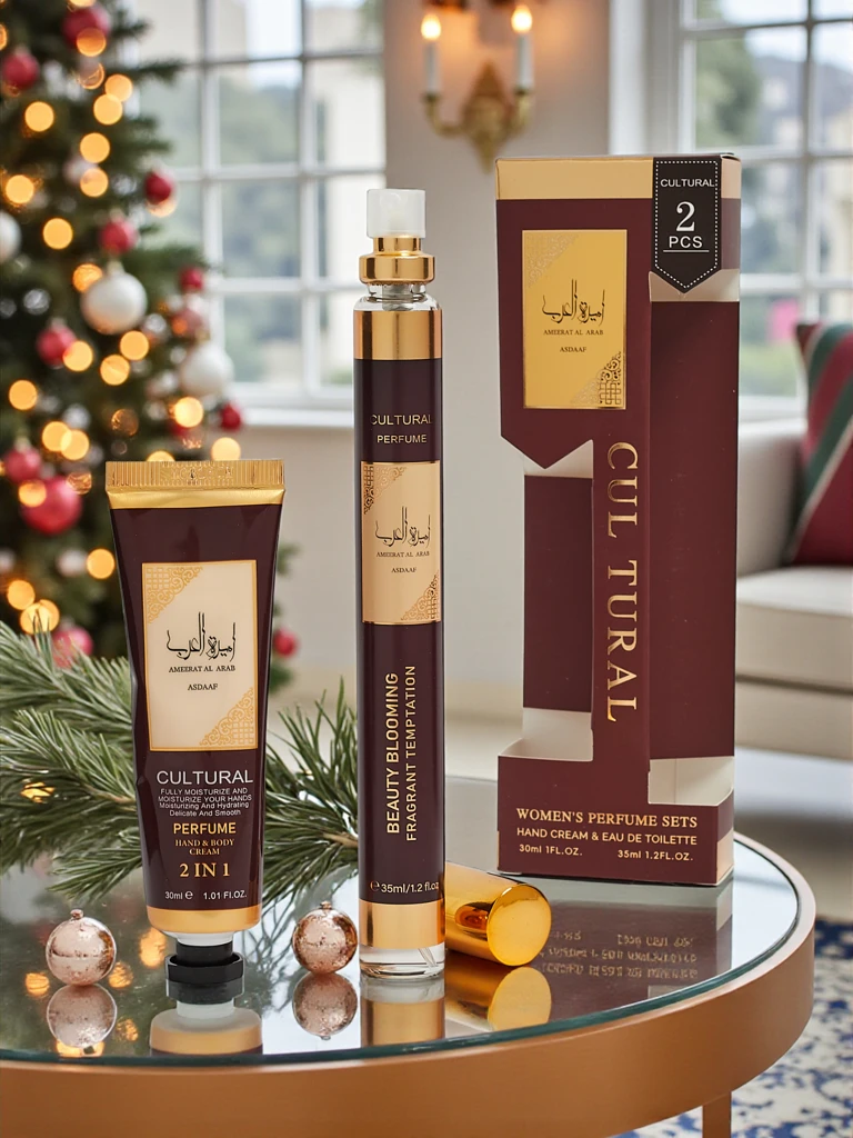 Set Inspirowana Ženska parfumska voda & krema za roke Arab Burgundy