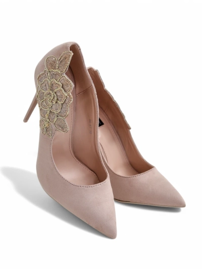 Royalfashion dámske ihličkové topánky s kvetmi Sollabe