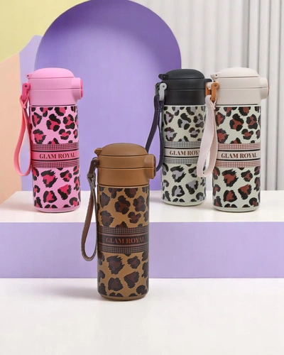 Royalfashion termohrnček s výtokom Glam Leo