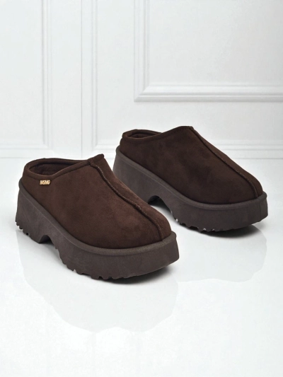 Kratki ženski škornji a'la za sneg s krznom Calindra